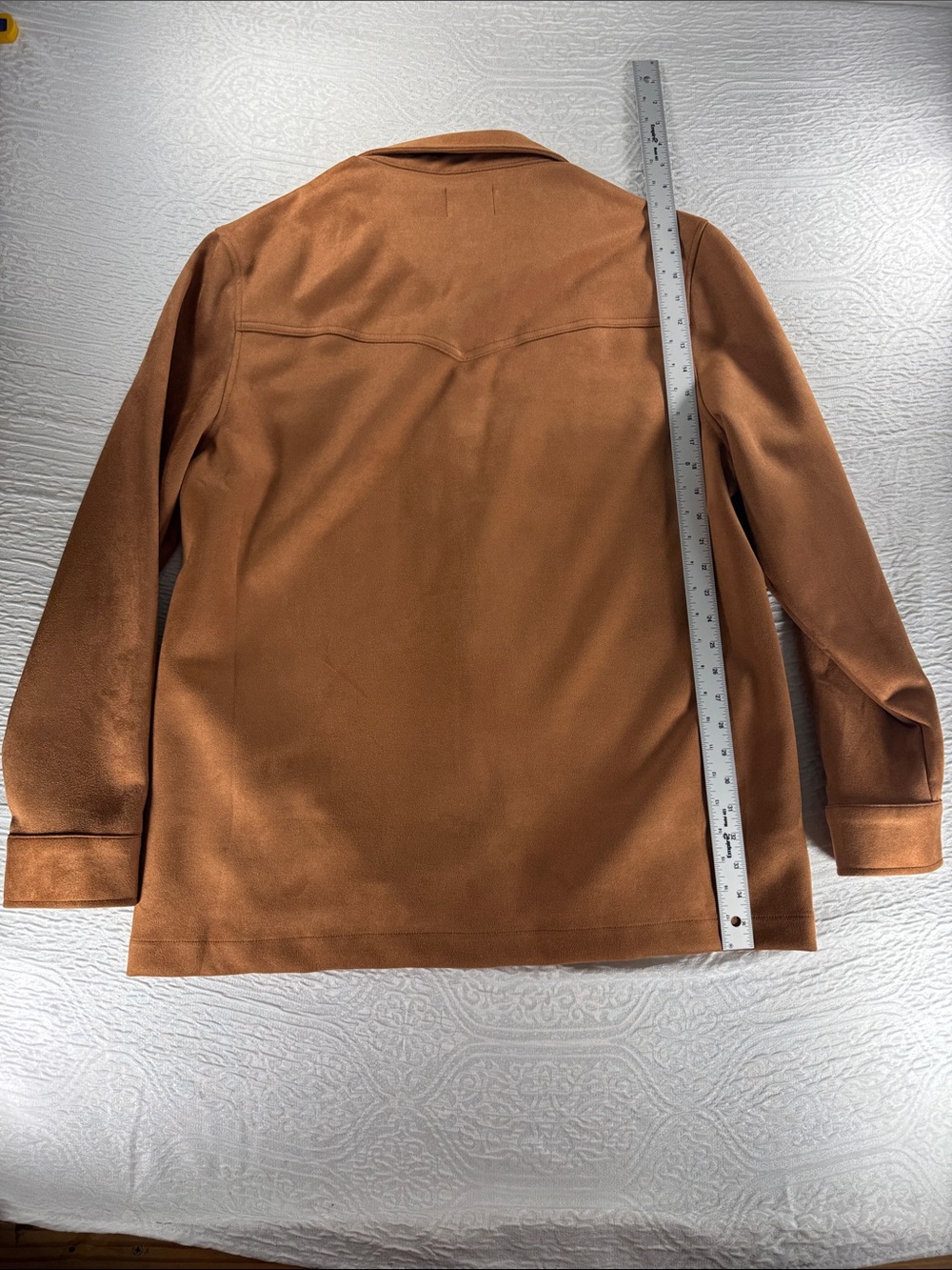 FRYE Men's Tan Jacket Size L - Picture 4 of 4